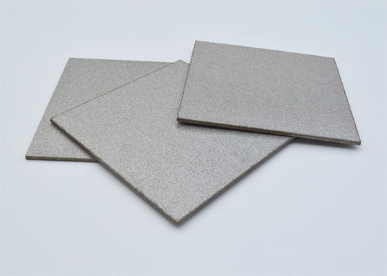 High strength corrosion resistant titanium porous sintered plate for PEM water electrolysis electrode material