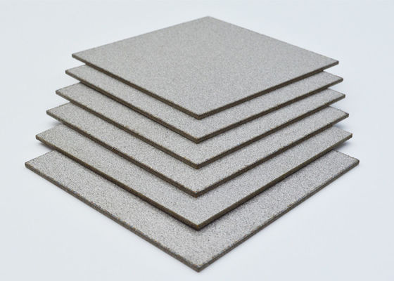 High strength corrosion resistant titanium porous sintered plate for PEM water electrolysis electrode material