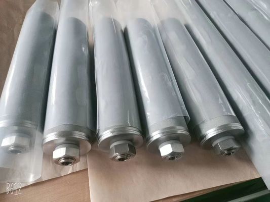 Filtro em caixa aglomerado poroso líquido do titânio 30um